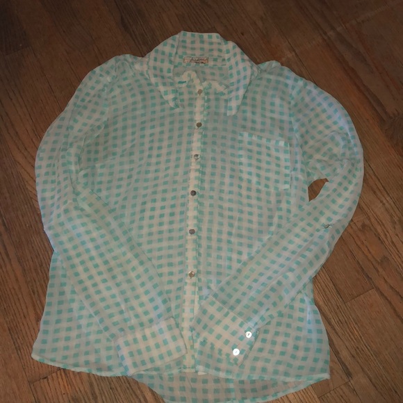 Sheer button up - Picture 1 of 1